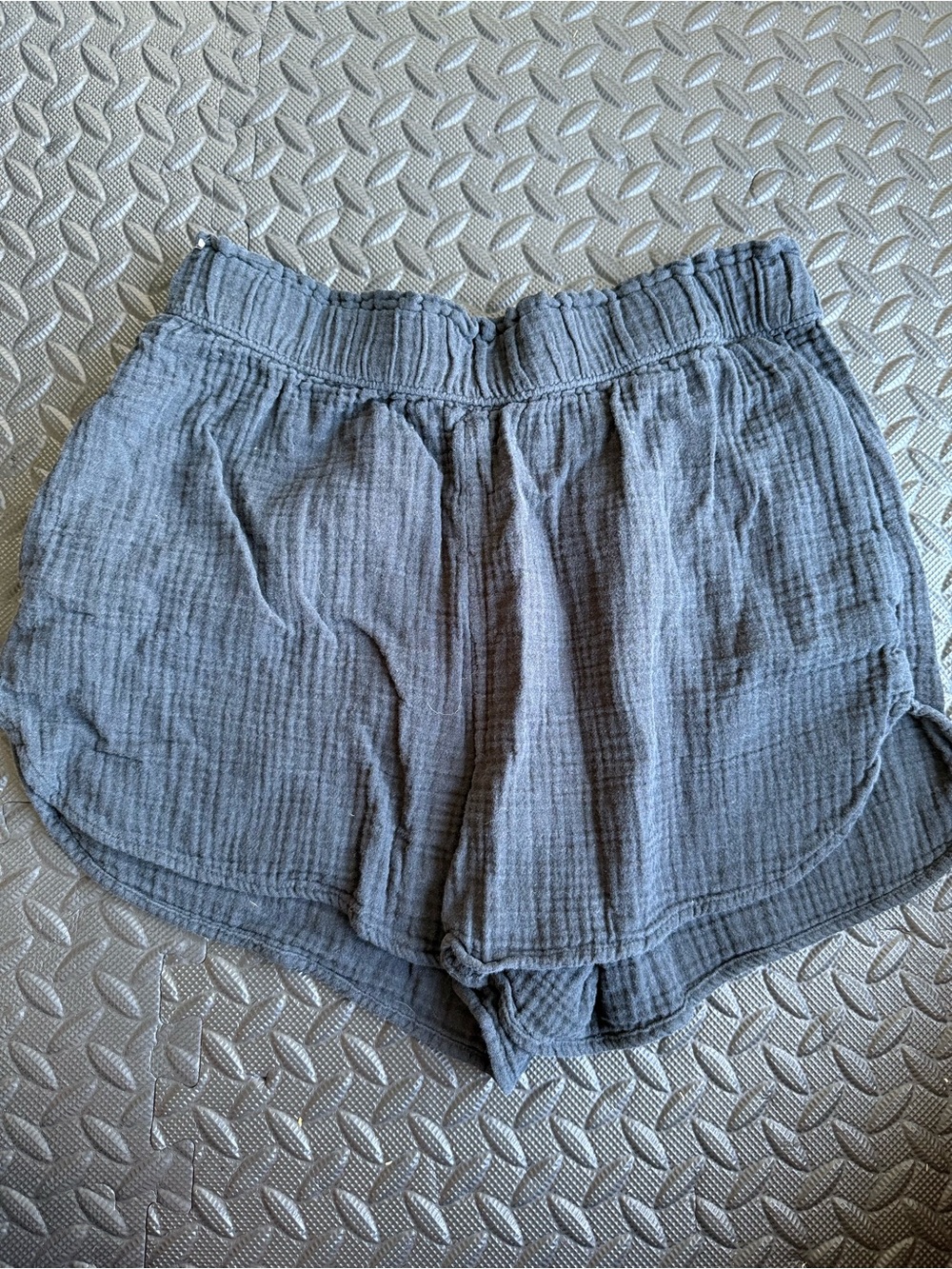 Universal Thread Black Gauze Elastic-Waist Athletic Shorts